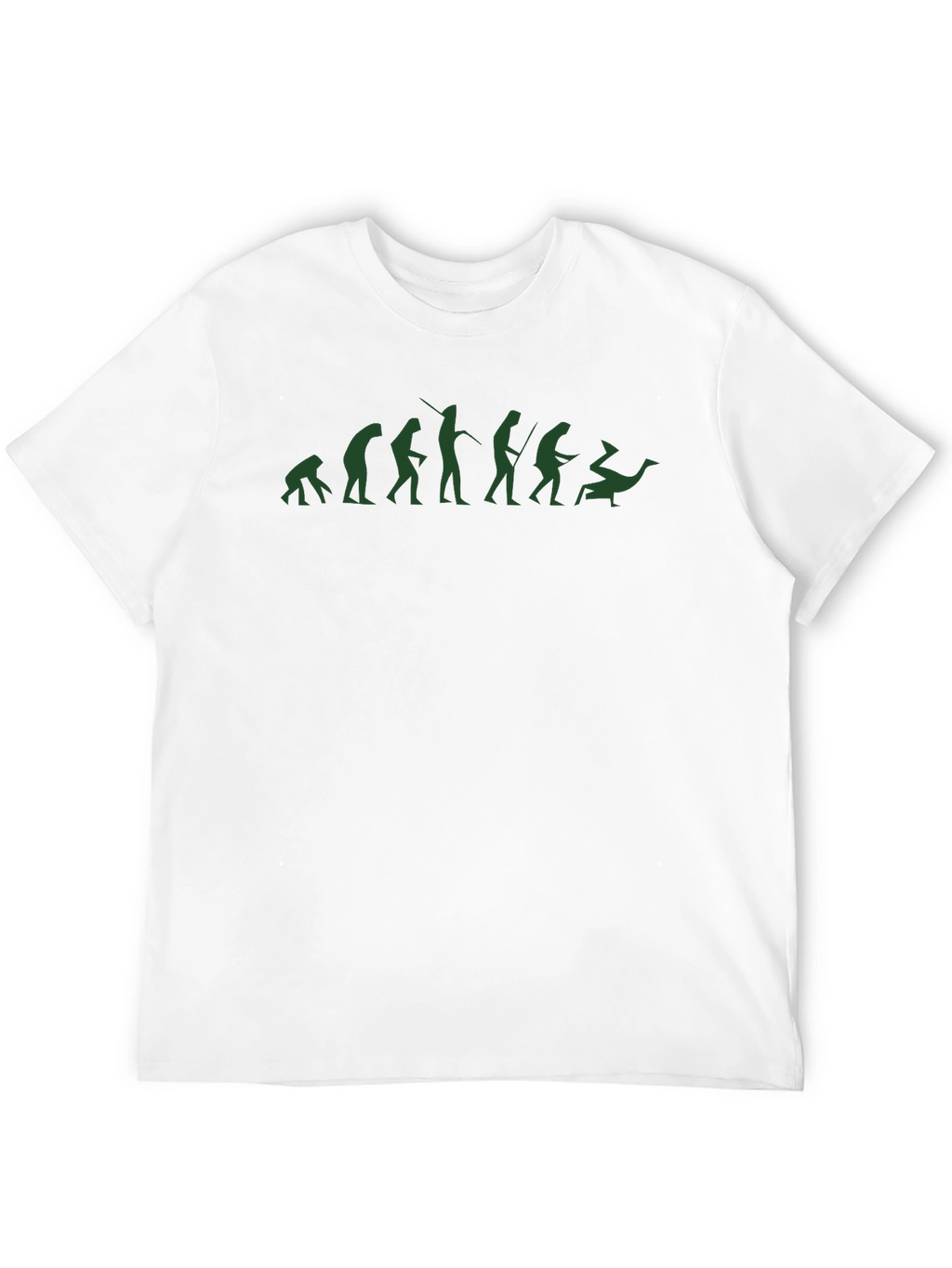 Evolution of Man T-Shirt - Black Cotton Blend