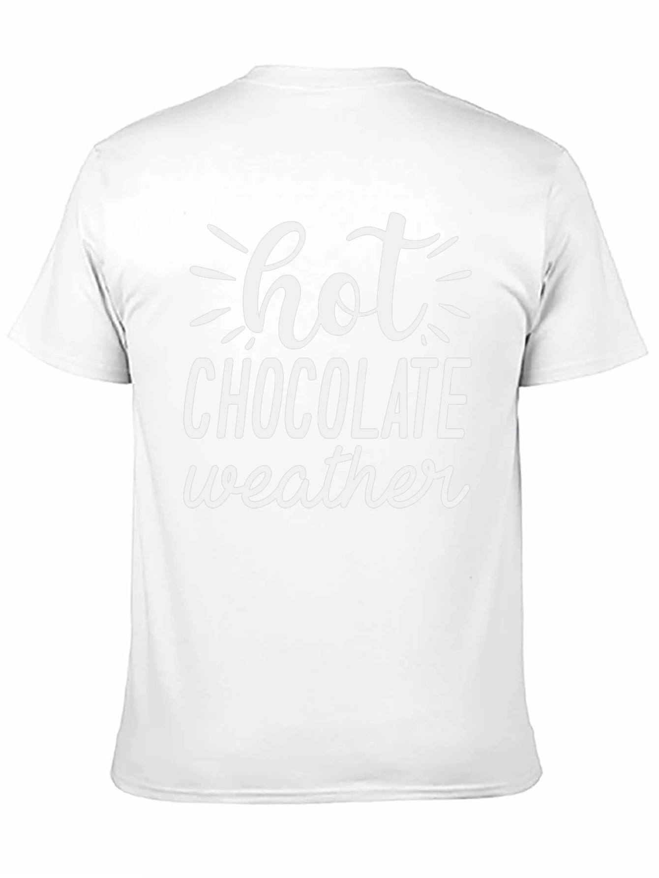 Hot Chocolate Weather Graphic Tee - Black