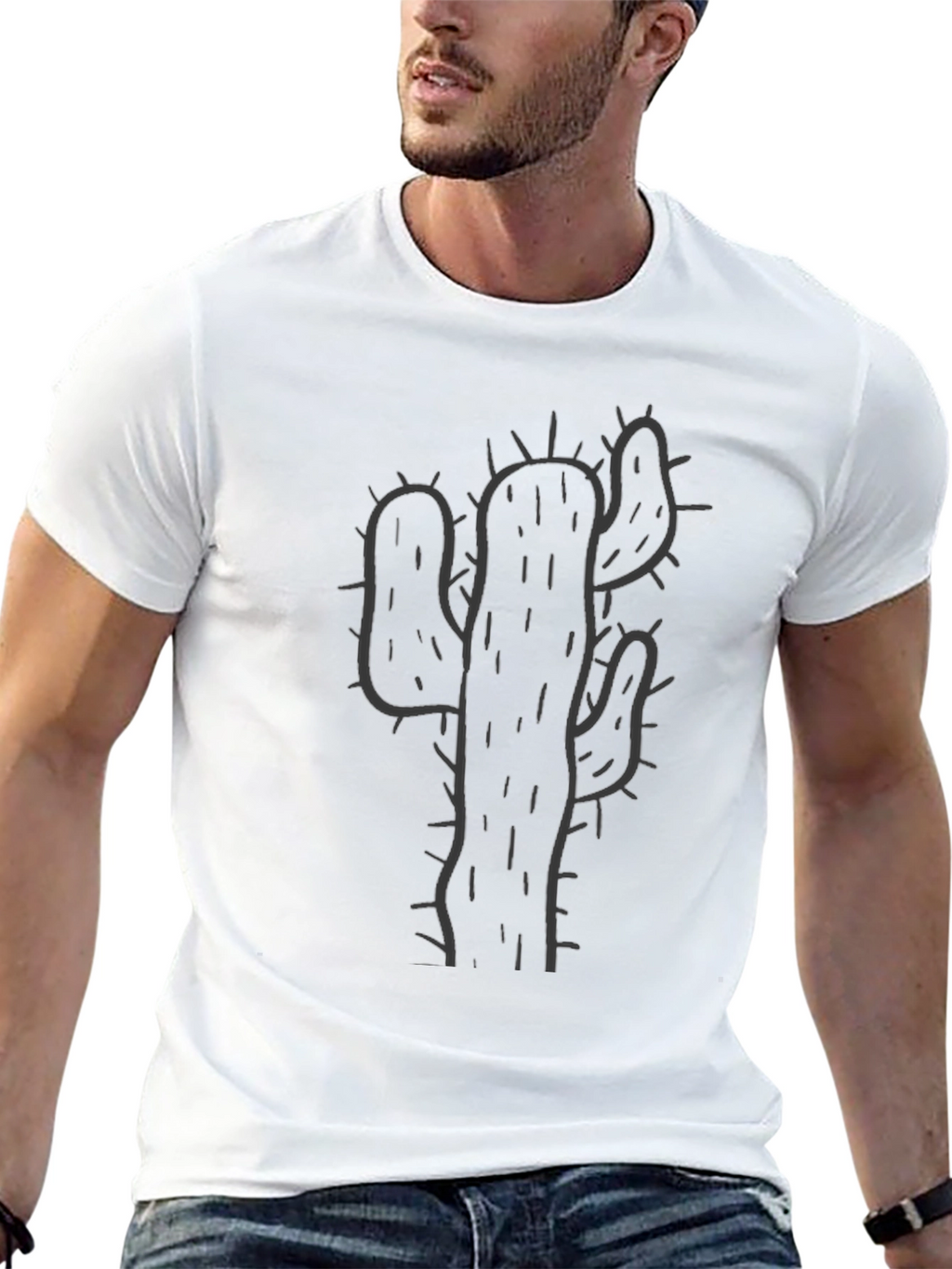 Cactus Graphic Tee - Desert Style T-Shirt