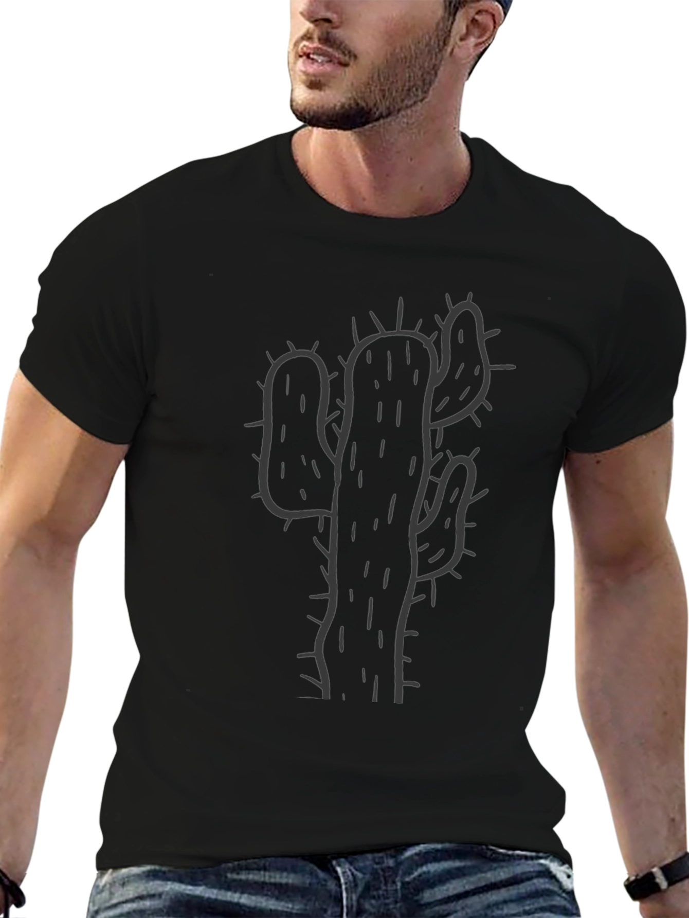 Cactus Graphic Tee - Desert Style T-Shirt