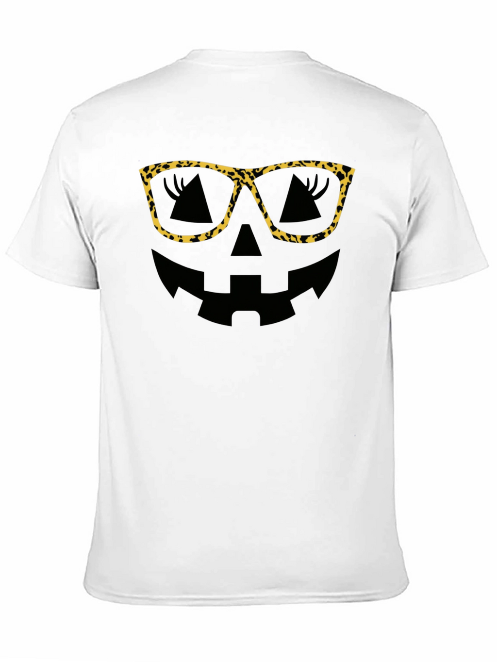 Leopard Print Glasses Halloween T-Shirt