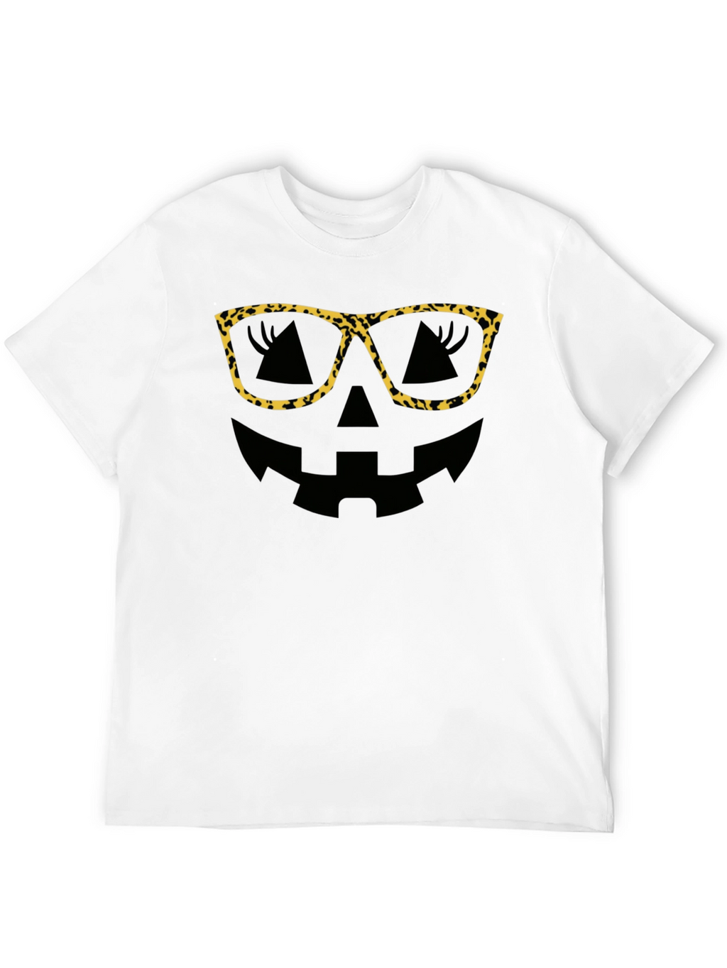 Leopard Print Glasses Halloween T-Shirt