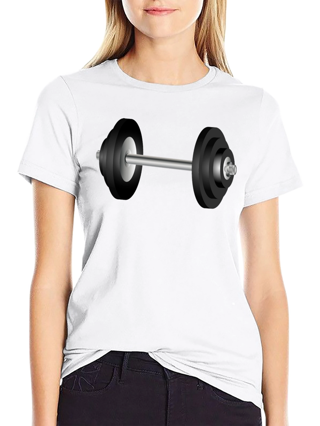 Weightlifting Dumbbell Graphic Tee