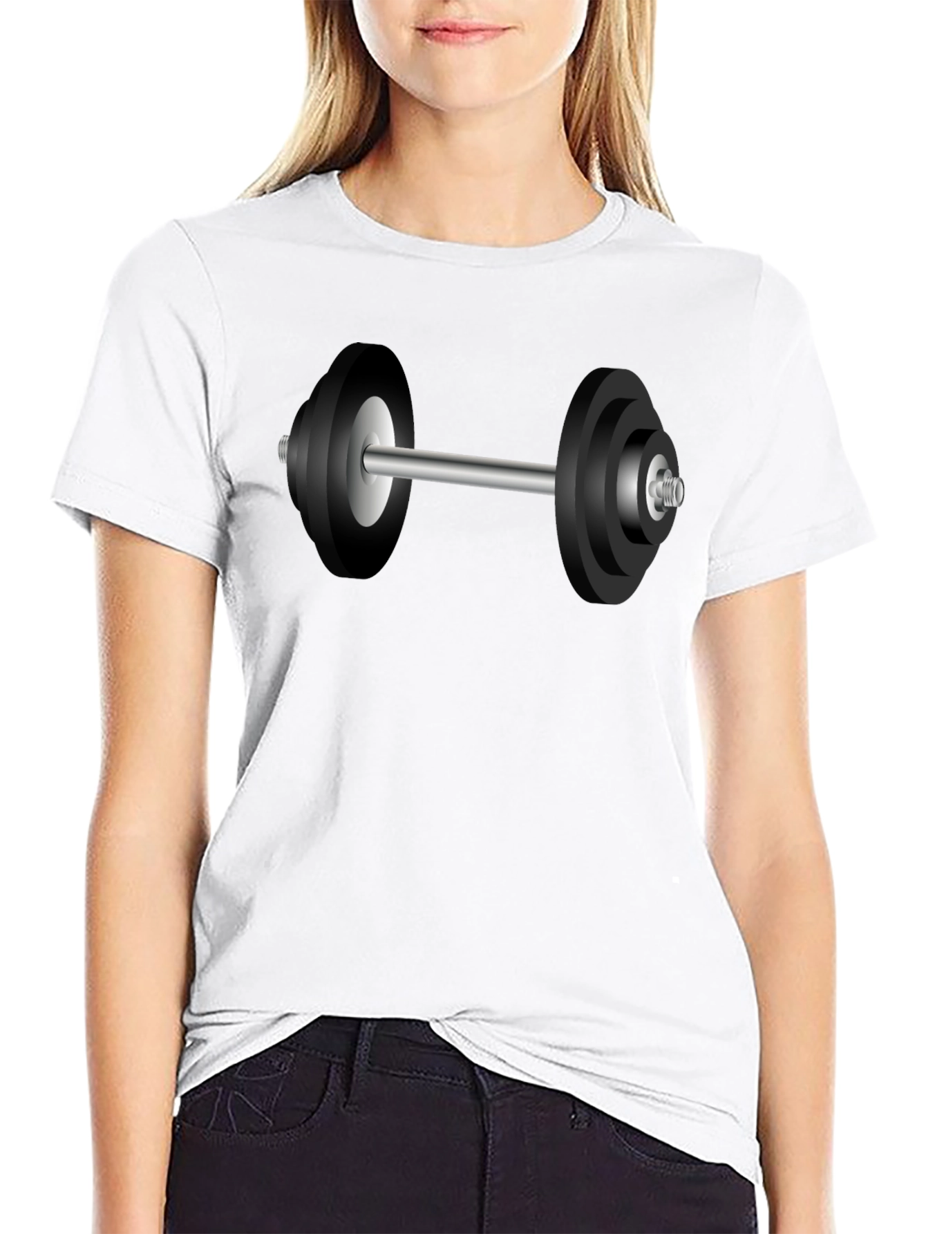 Weightlifting Dumbbell Graphic Tee