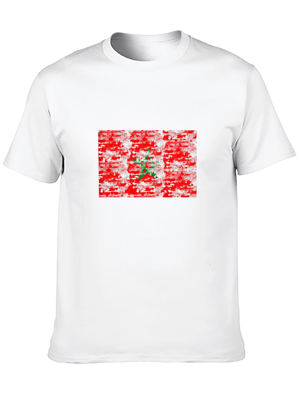 Moroccan Flag Graphic T-Shirt