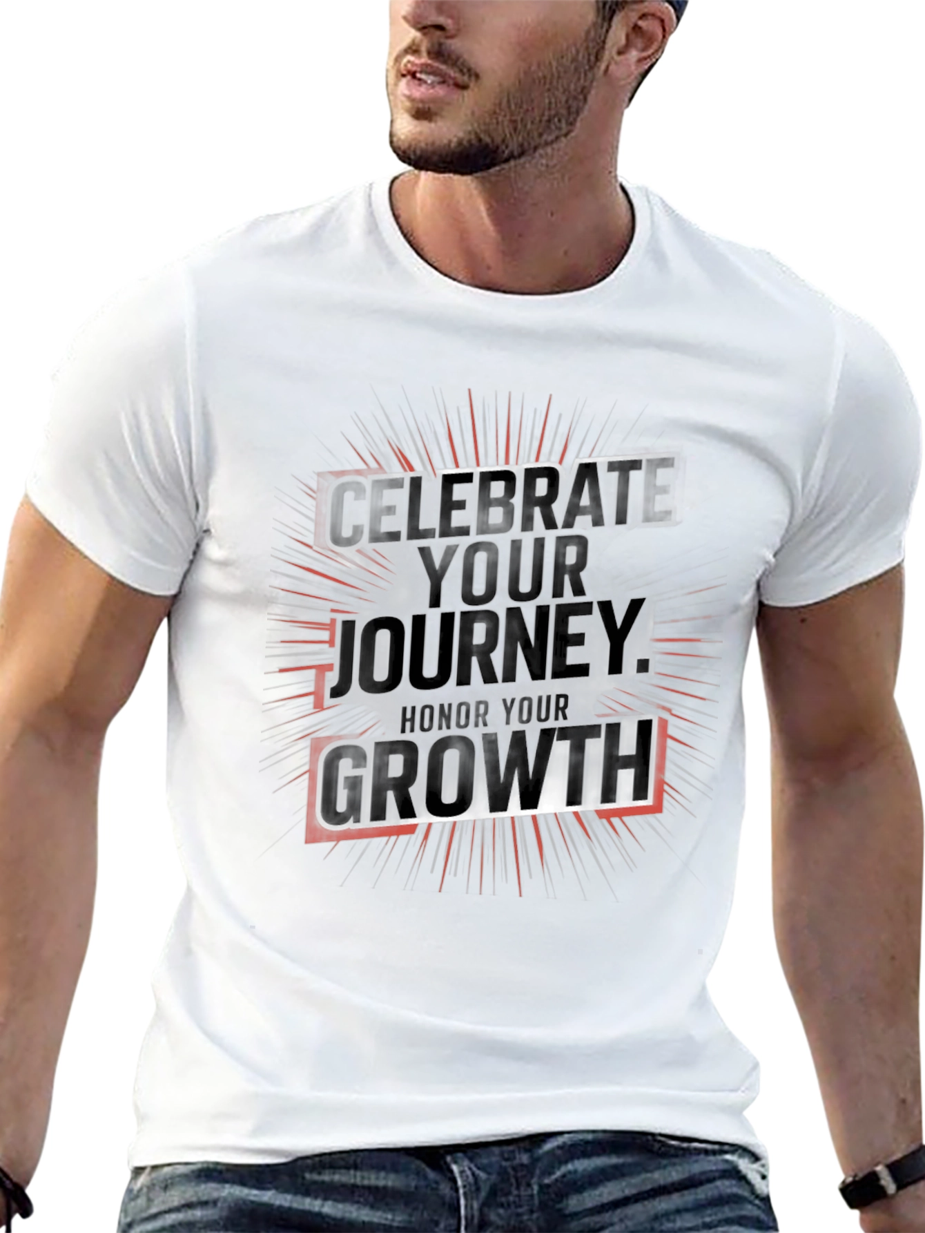 Celebrate Journey Growth T-Shirt - Motivational Graphic Tee