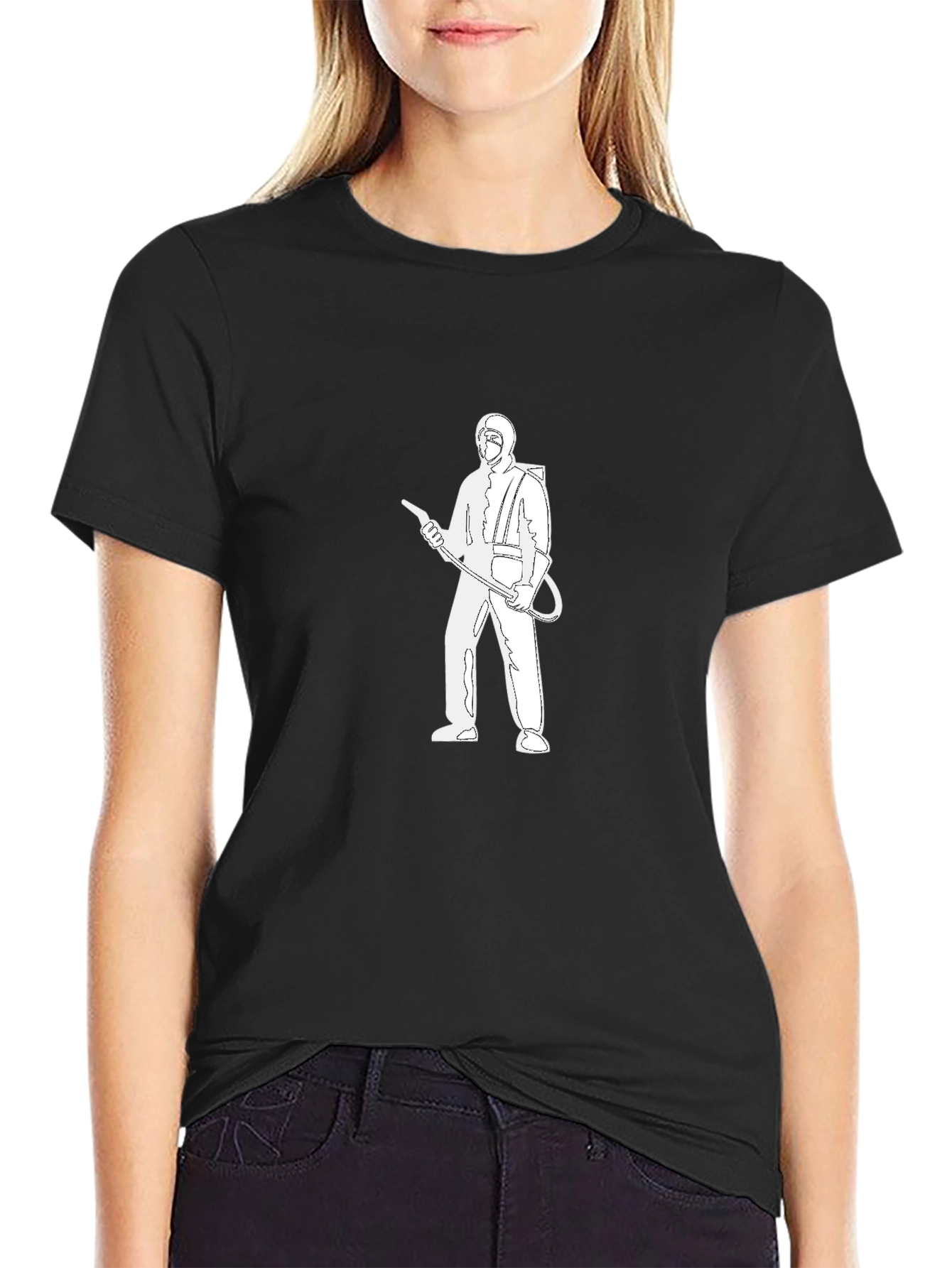 Hazmat Graphic Tee - Black Cotton Comfort