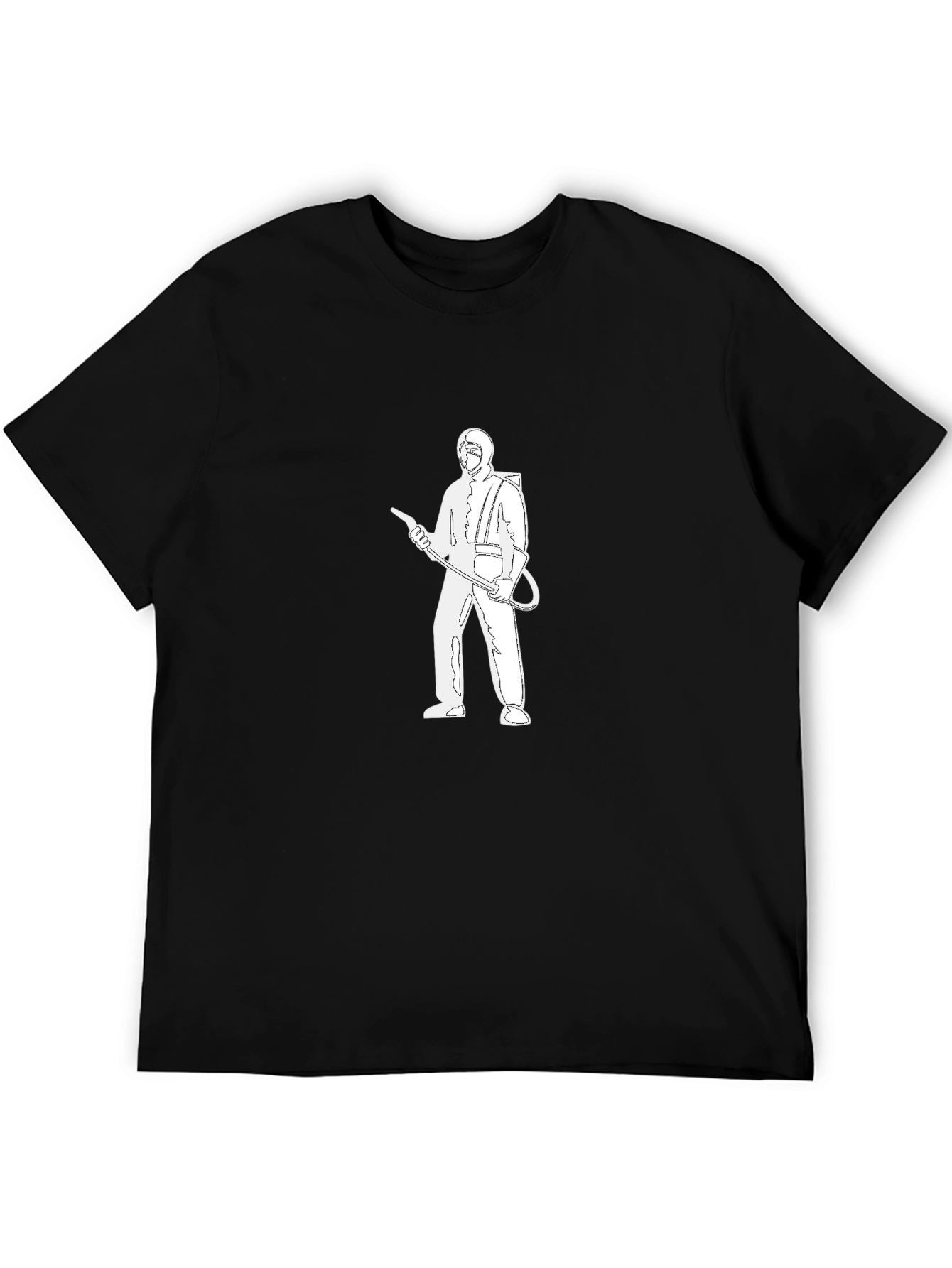 Hazmat Graphic Tee - Black Cotton Comfort