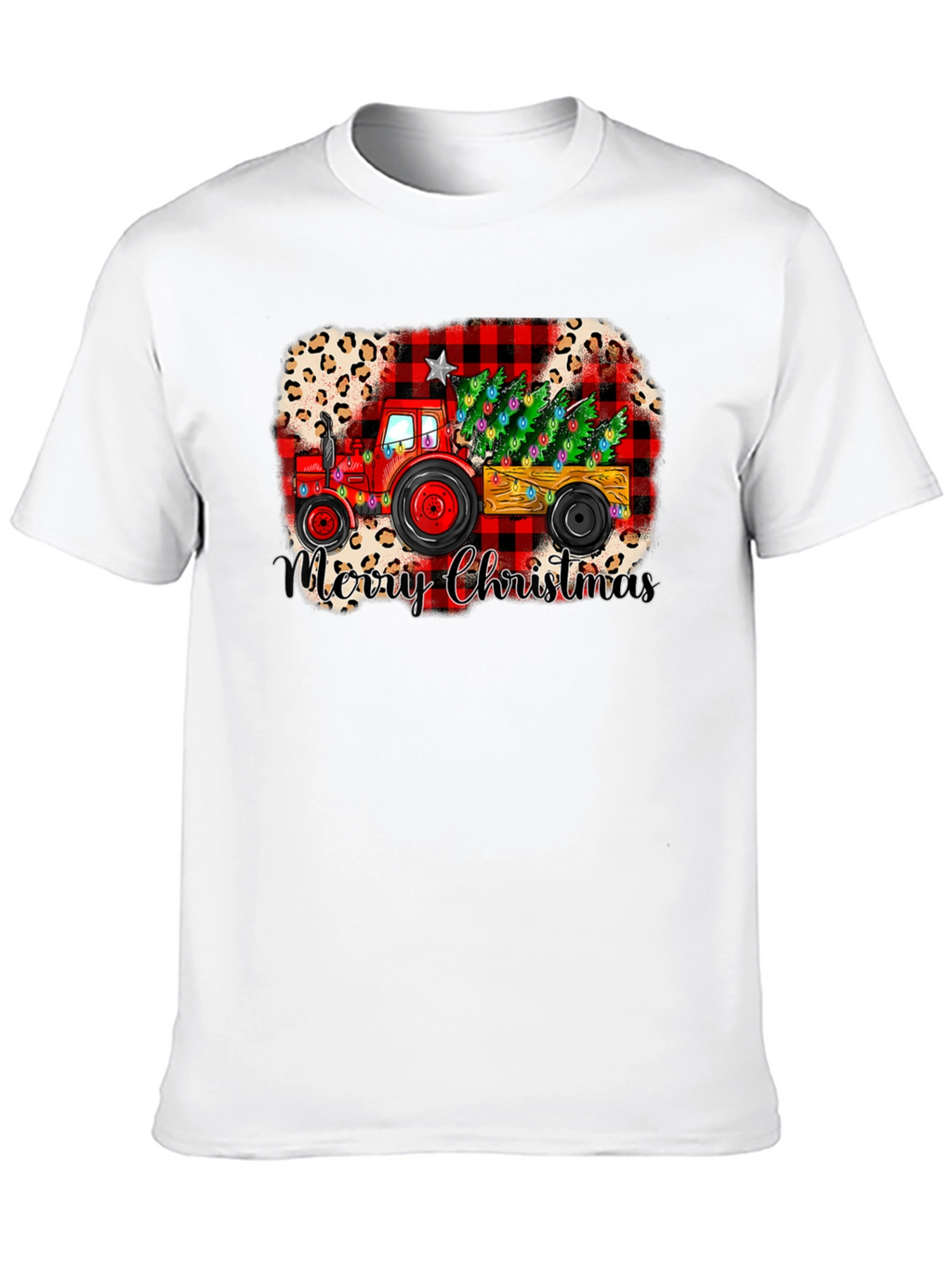 Merry Christmas Tractor Tee