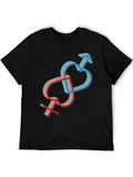 Symbolic Love Intertwined Unisex T-Shirt