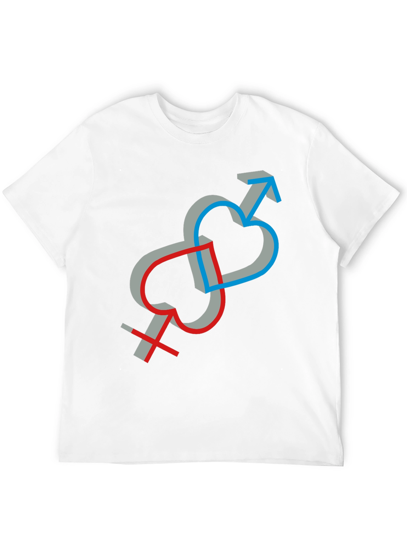 Symbolic Love Intertwined Unisex T-Shirt
