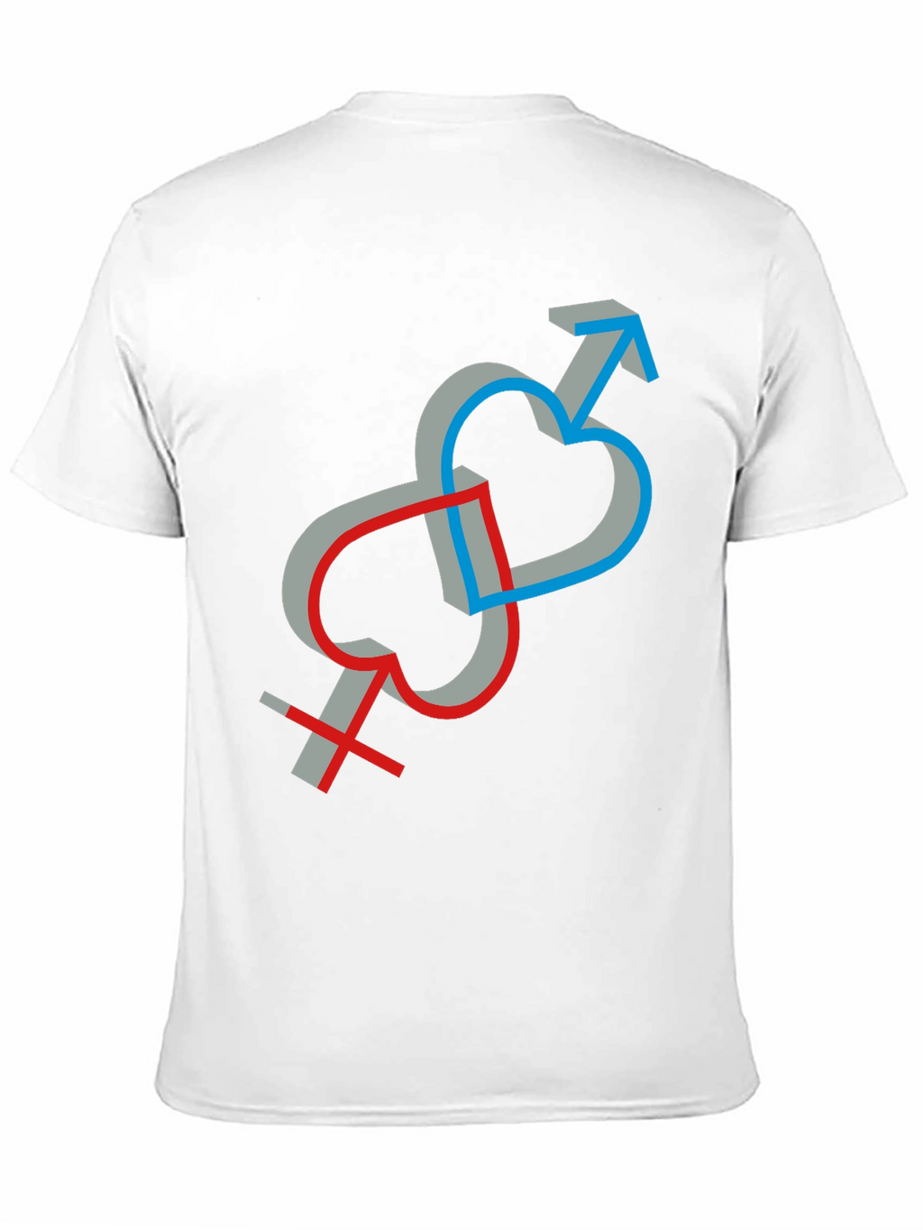 Symbolic Love Intertwined Unisex T-Shirt
