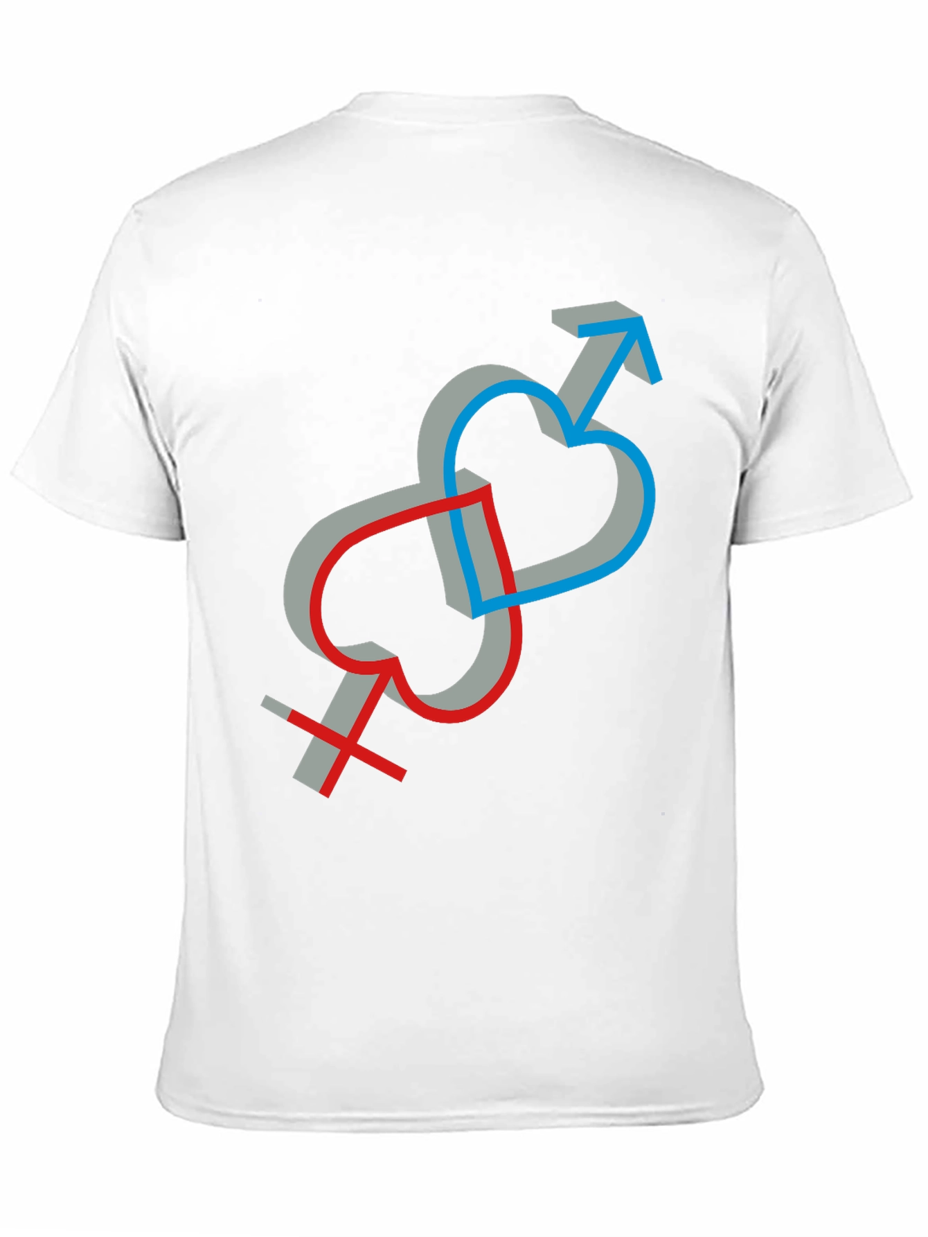 Symbolic Love Intertwined Unisex T-Shirt