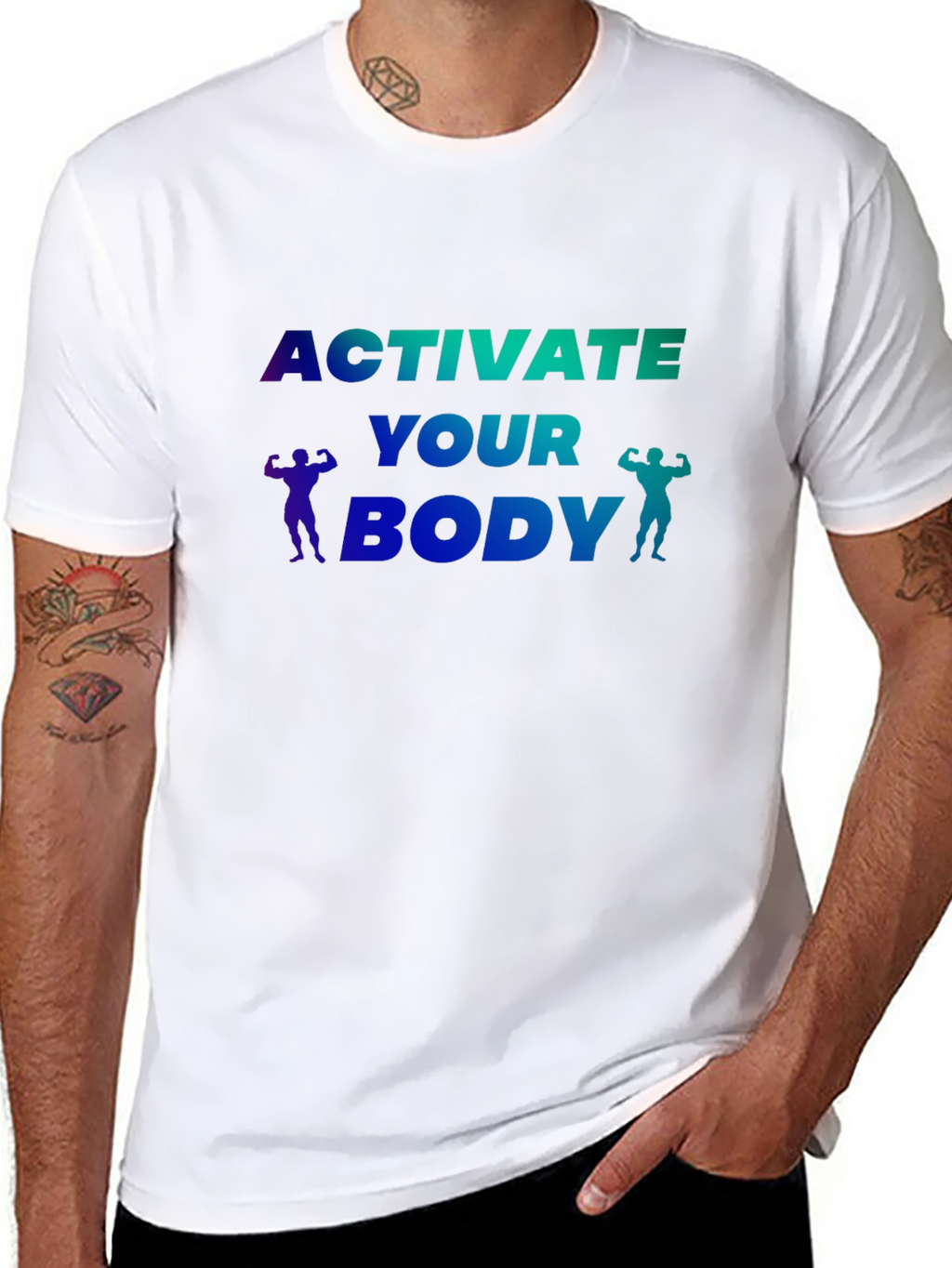 Activate Your Body Graphic Tee - Workout Shirt