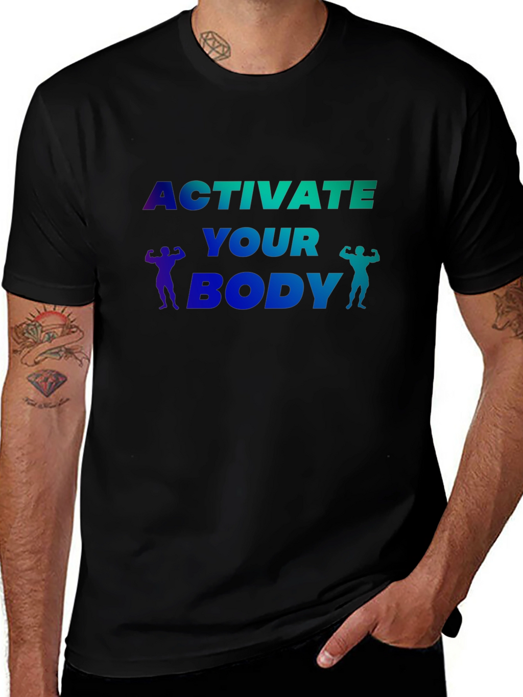 Activate Your Body Graphic Tee - Workout Shirt