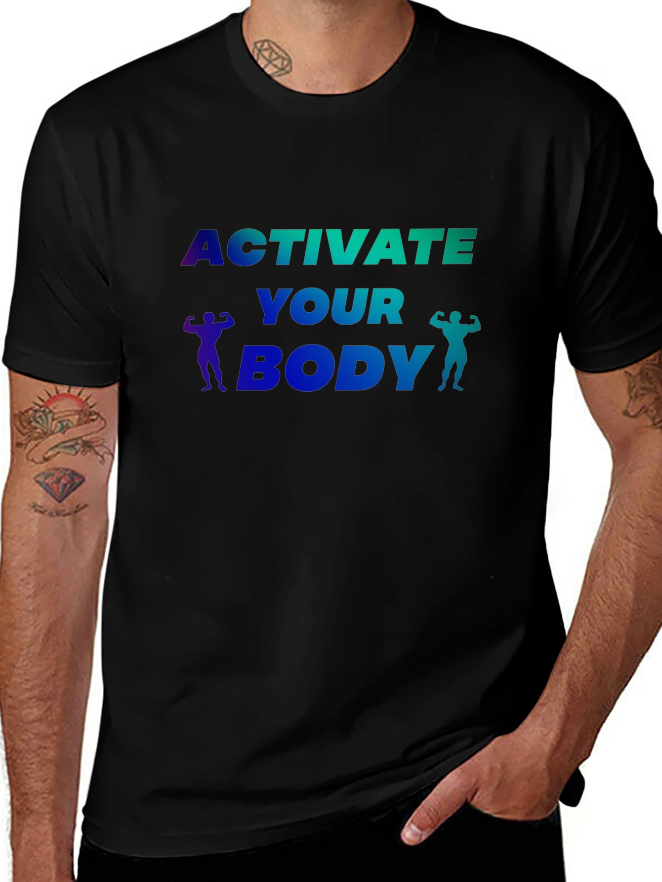 Activate Your Body Graphic Tee - Workout Shirt
