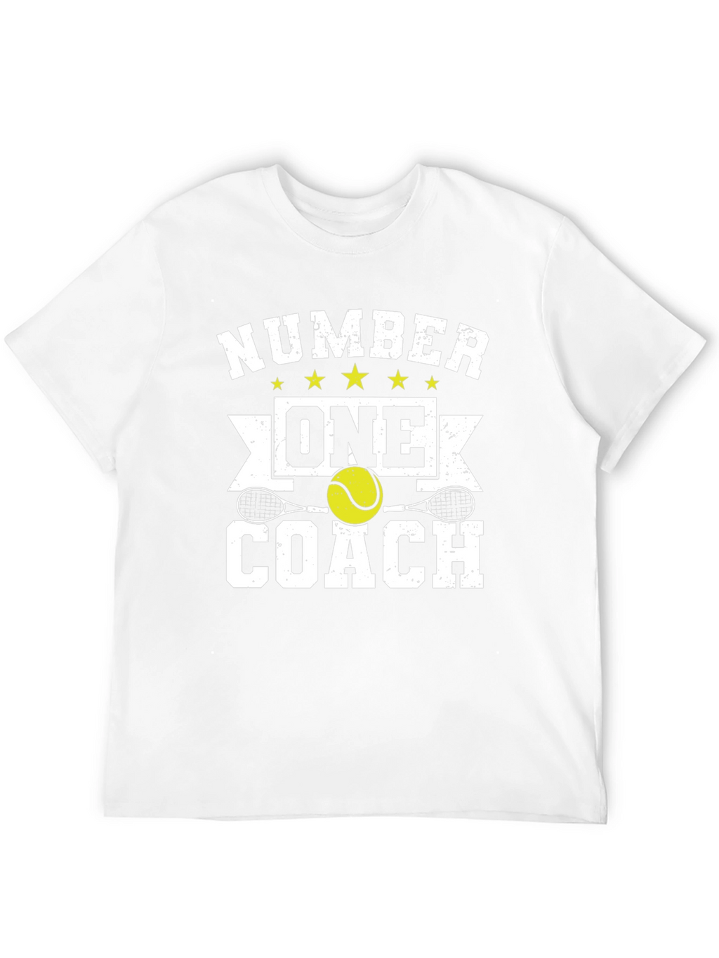 Number One Coach T-Shirt - Tennis Instructor Tee