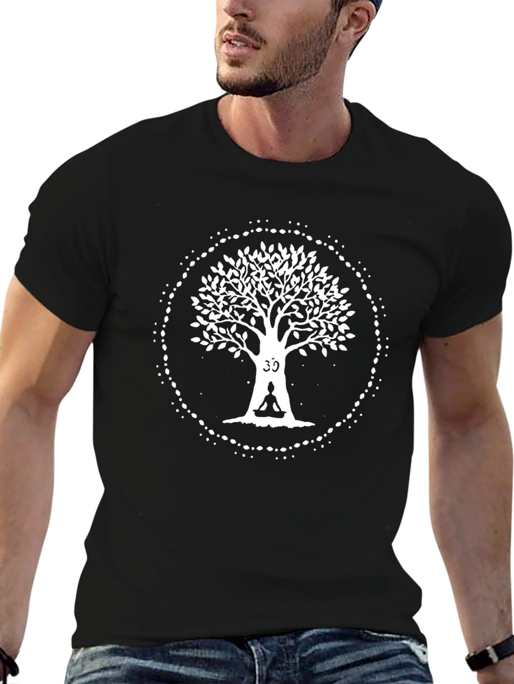 Om Tree of Life Graphic T-Shirt