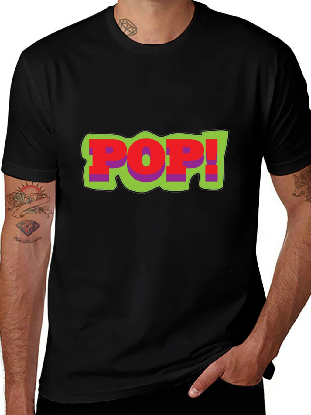 Pop Art Graphic Tee - Bold Statement T-Shirt
