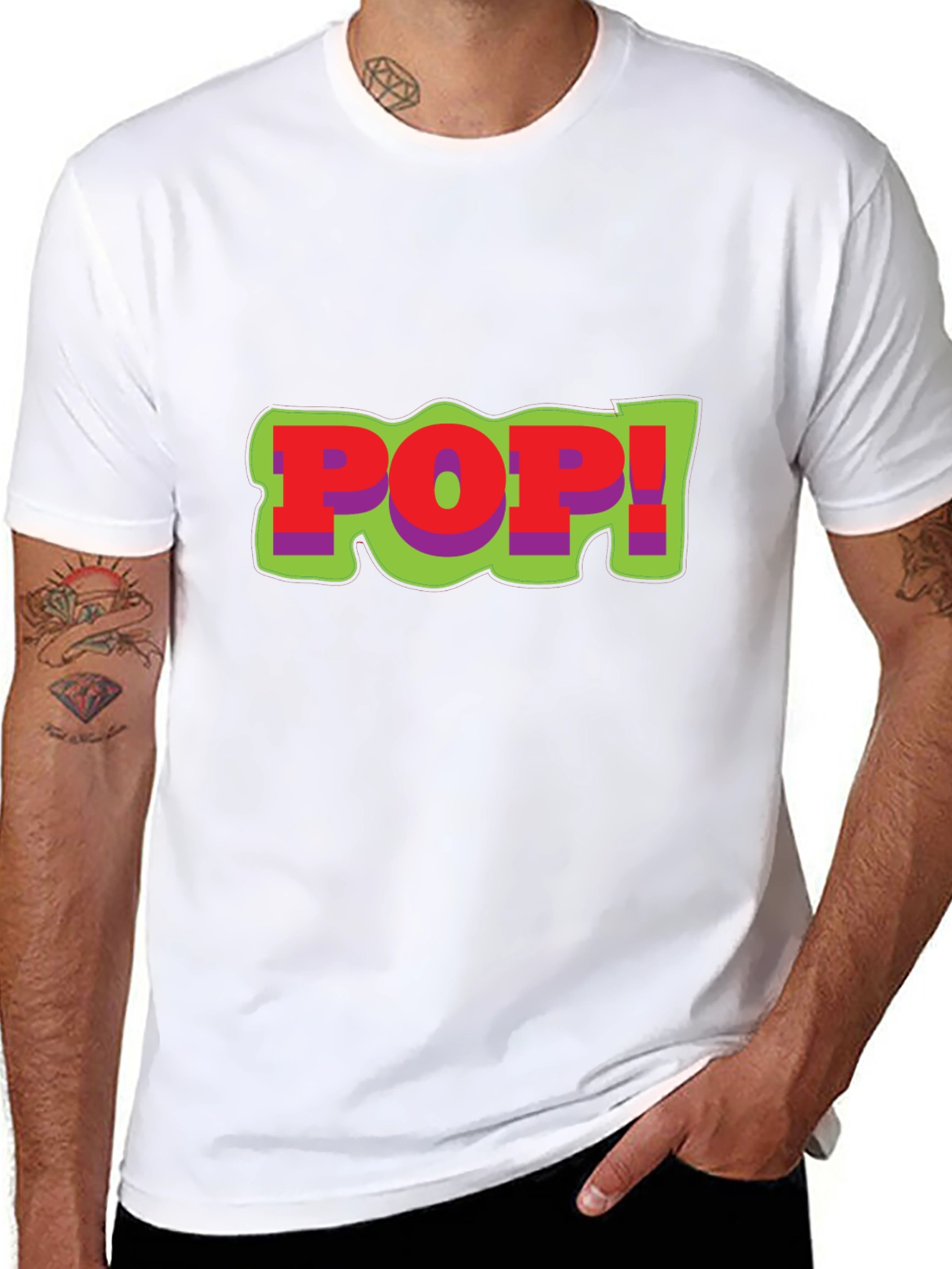 Pop Art Graphic Tee - Bold Statement T-Shirt