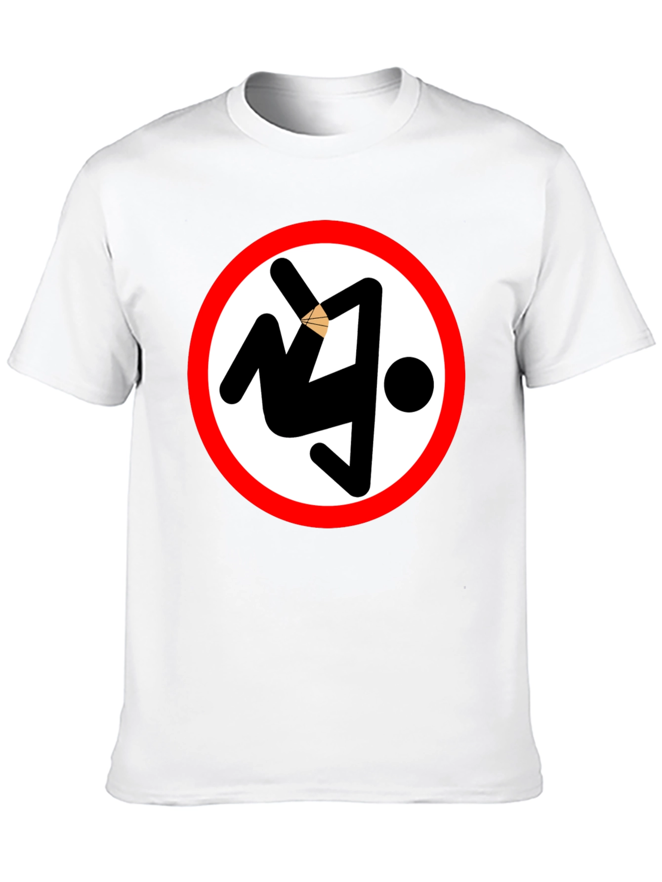 Anti-Woke T-Shirt: Gravity Defiance Symbol