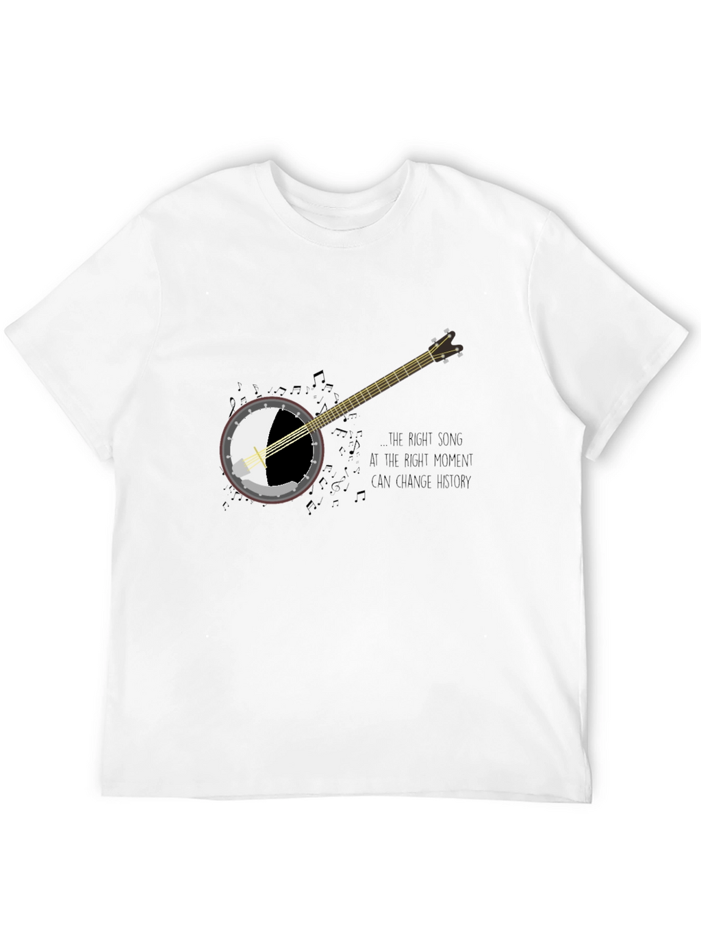 Banjo Graphic Tee - Music Changes History