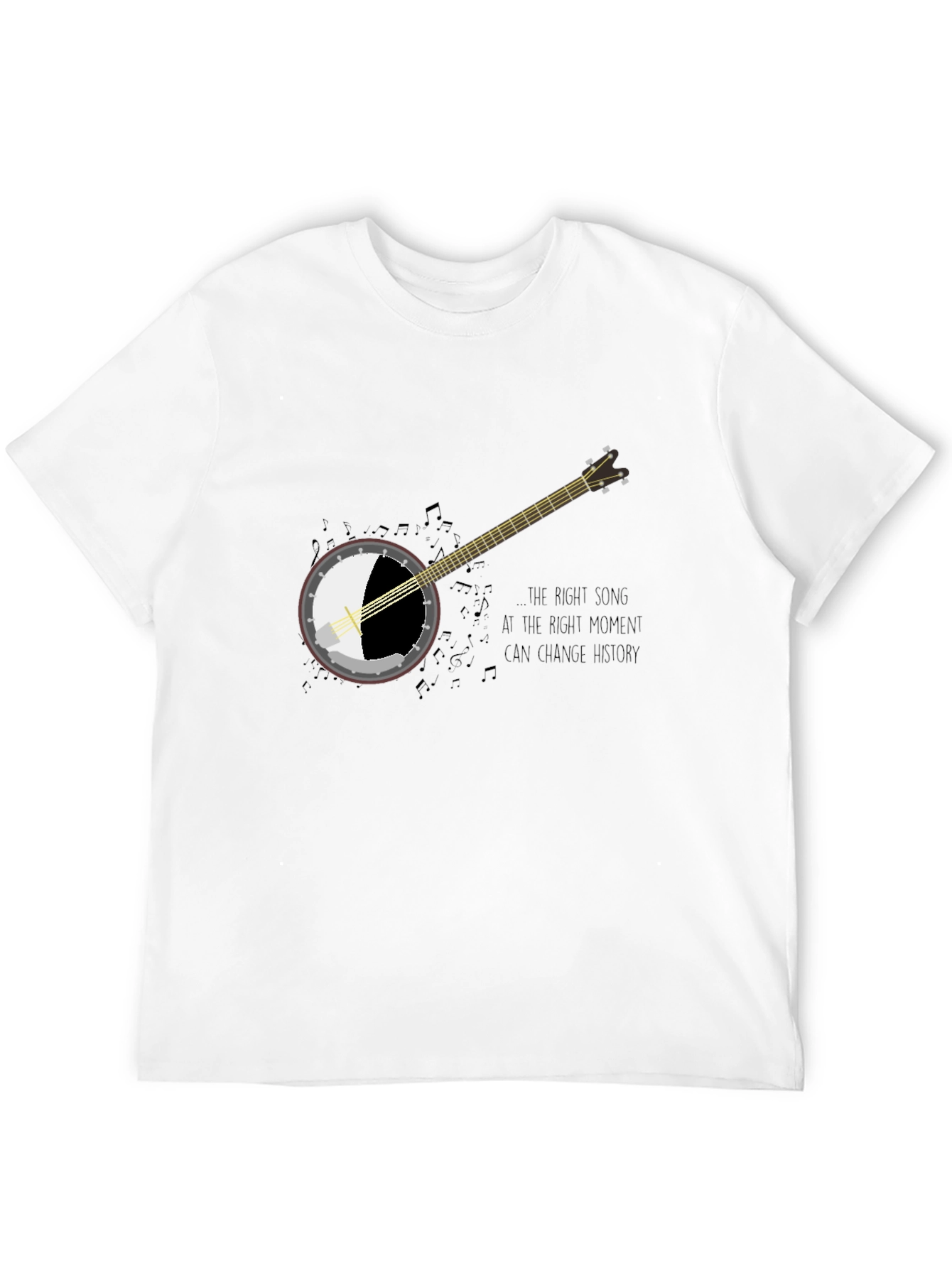 Banjo Graphic Tee - Music Changes History