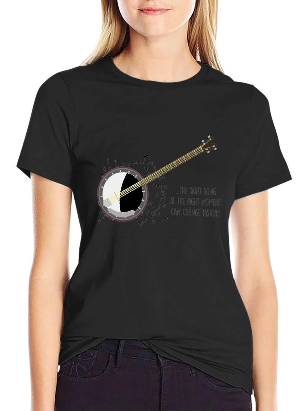 Banjo Graphic Tee - Music Changes History