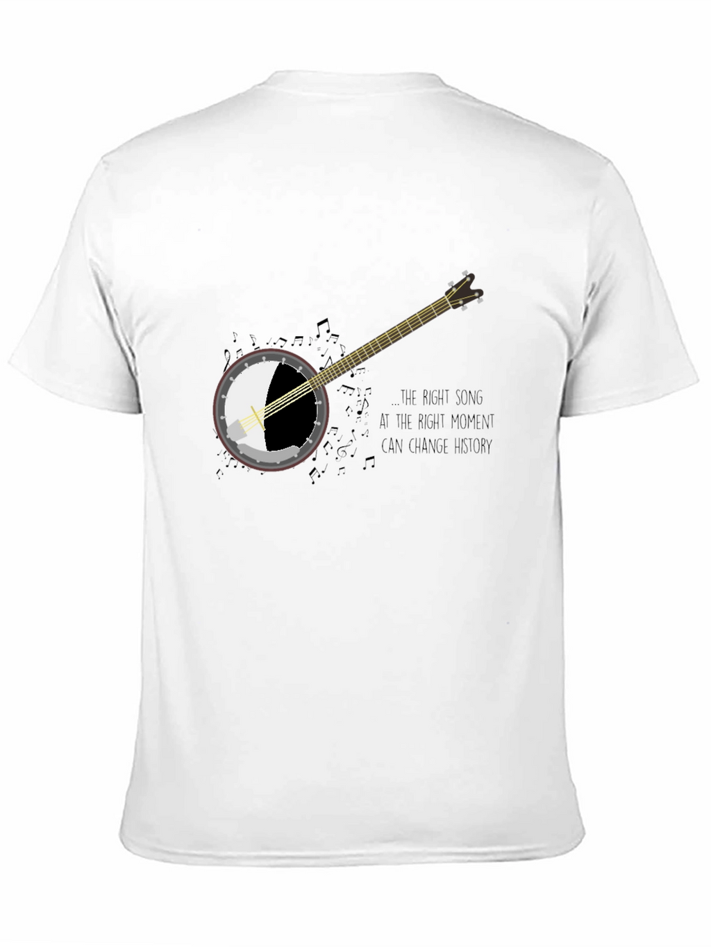 Banjo Graphic Tee - Music Changes History