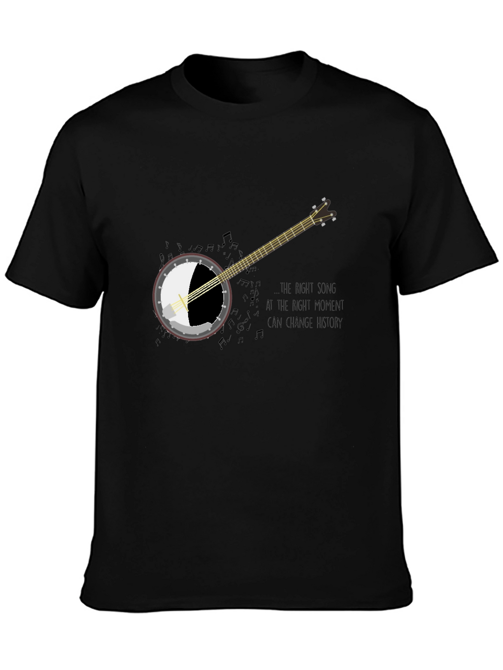 Banjo Graphic Tee - Music Changes History