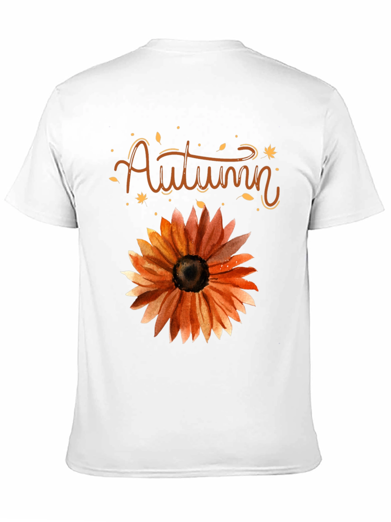 Autumn Sunflower Graphic Tee - Fall Fashion
