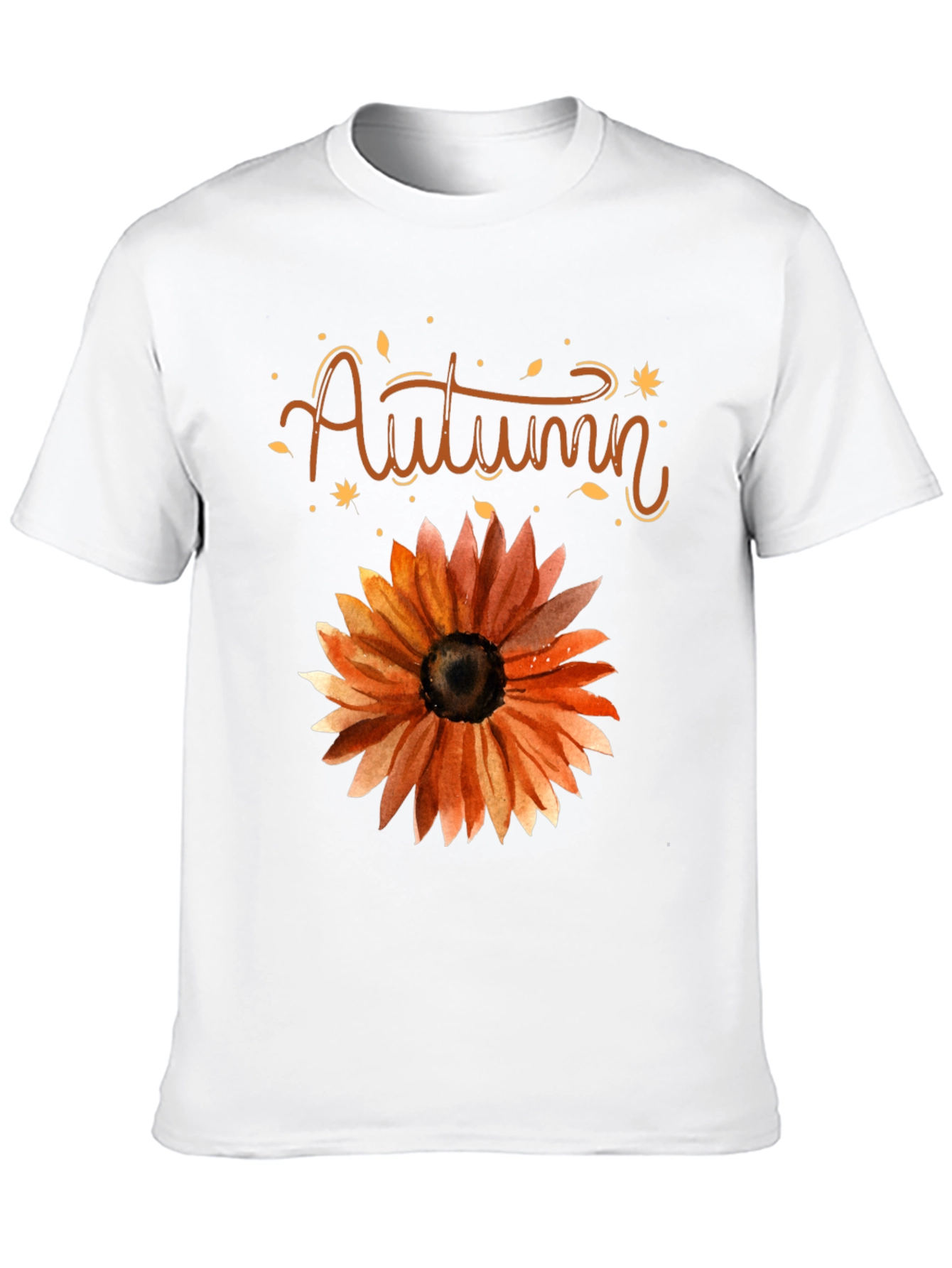 Autumn Sunflower Graphic Tee - Fall Fashion