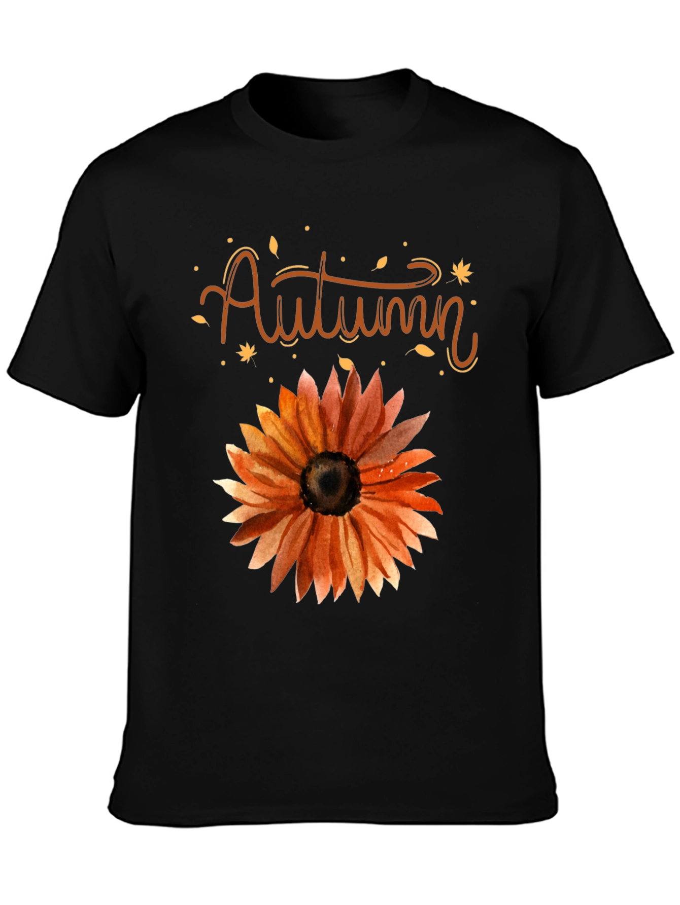 Autumn Sunflower Graphic Tee - Fall Fashion