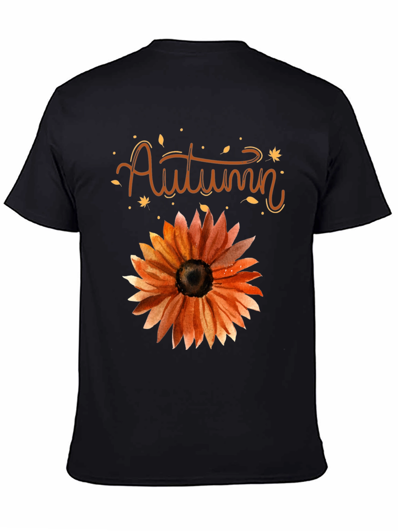 Autumn Sunflower Graphic Tee - Fall Fashion
