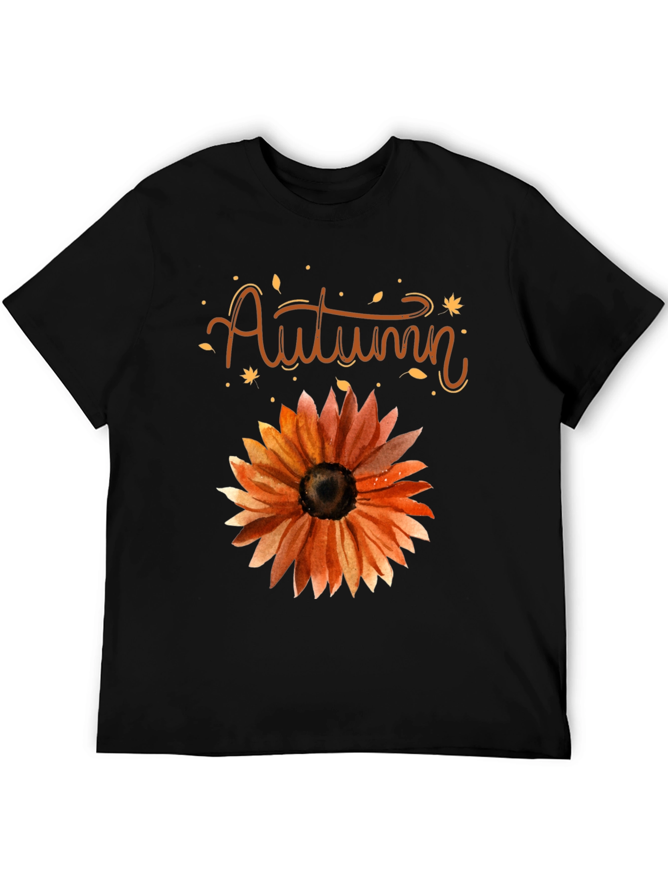 Autumn Sunflower Graphic Tee - Fall Fashion