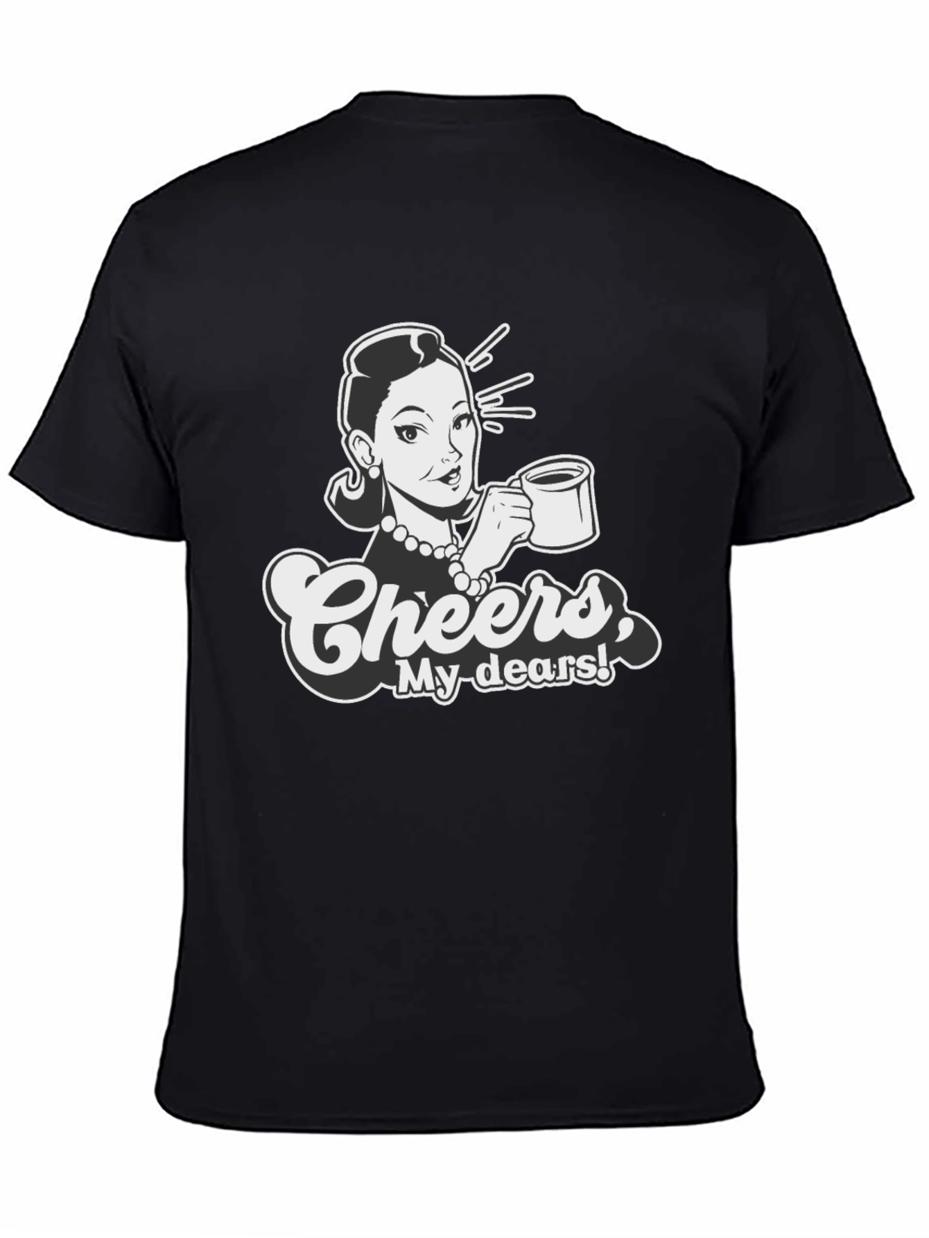 Retro Cheers Graphic Tee - Sassy Style