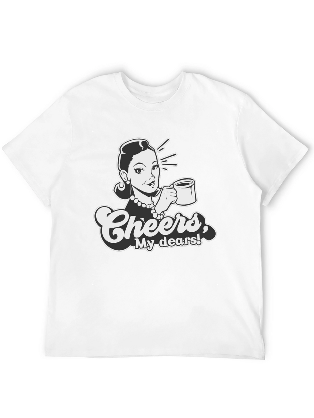 Retro Cheers Graphic Tee - Sassy Style