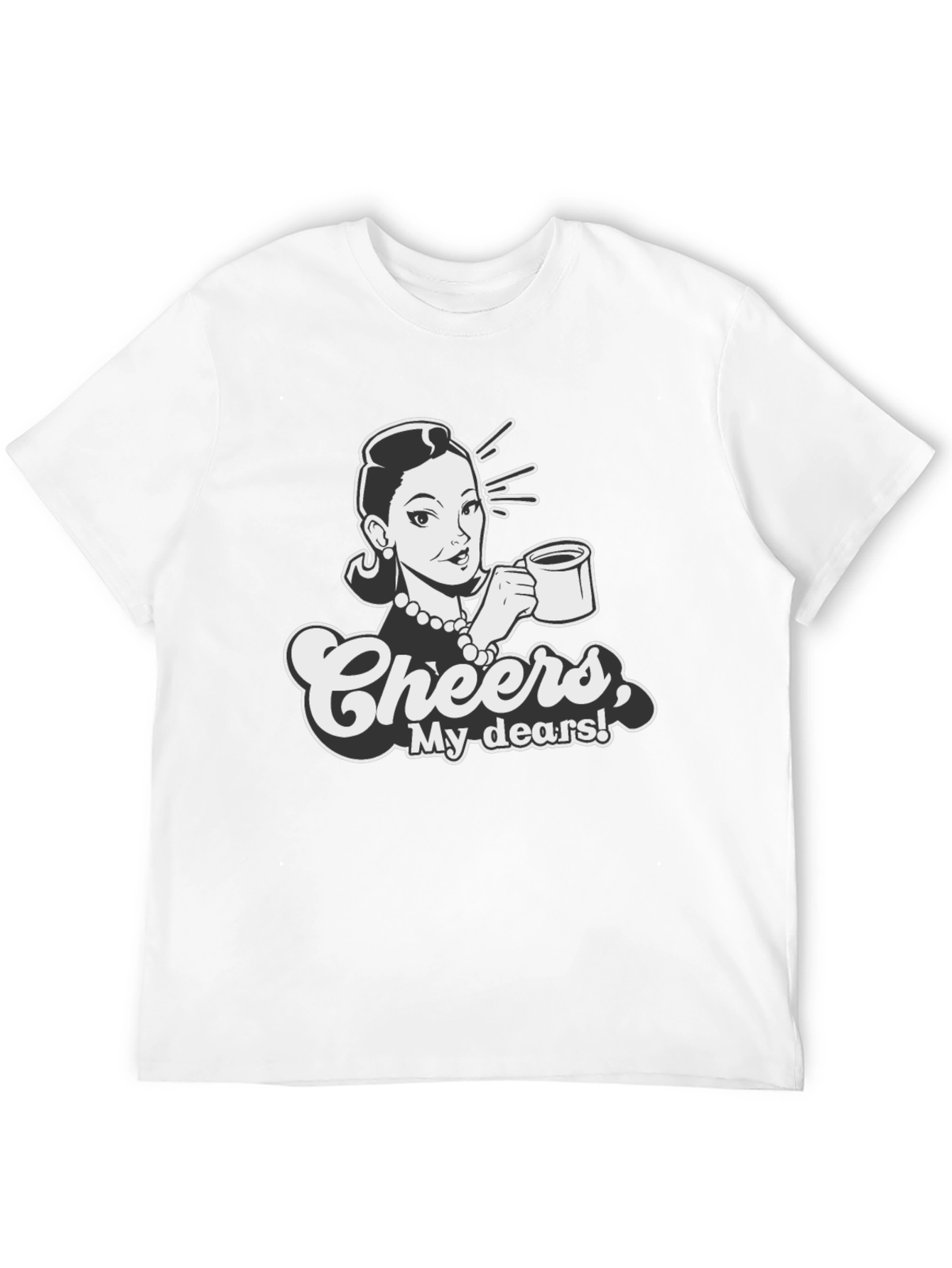 Retro Cheers Graphic Tee - Sassy Style