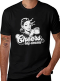 Retro Cheers Graphic Tee - Sassy Style
