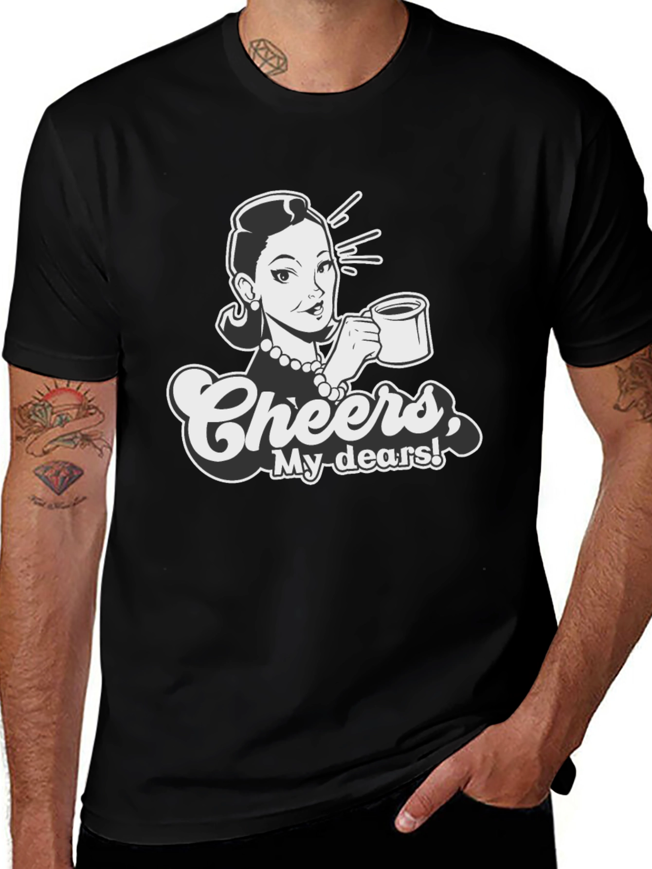 Retro Cheers Graphic Tee - Sassy Style