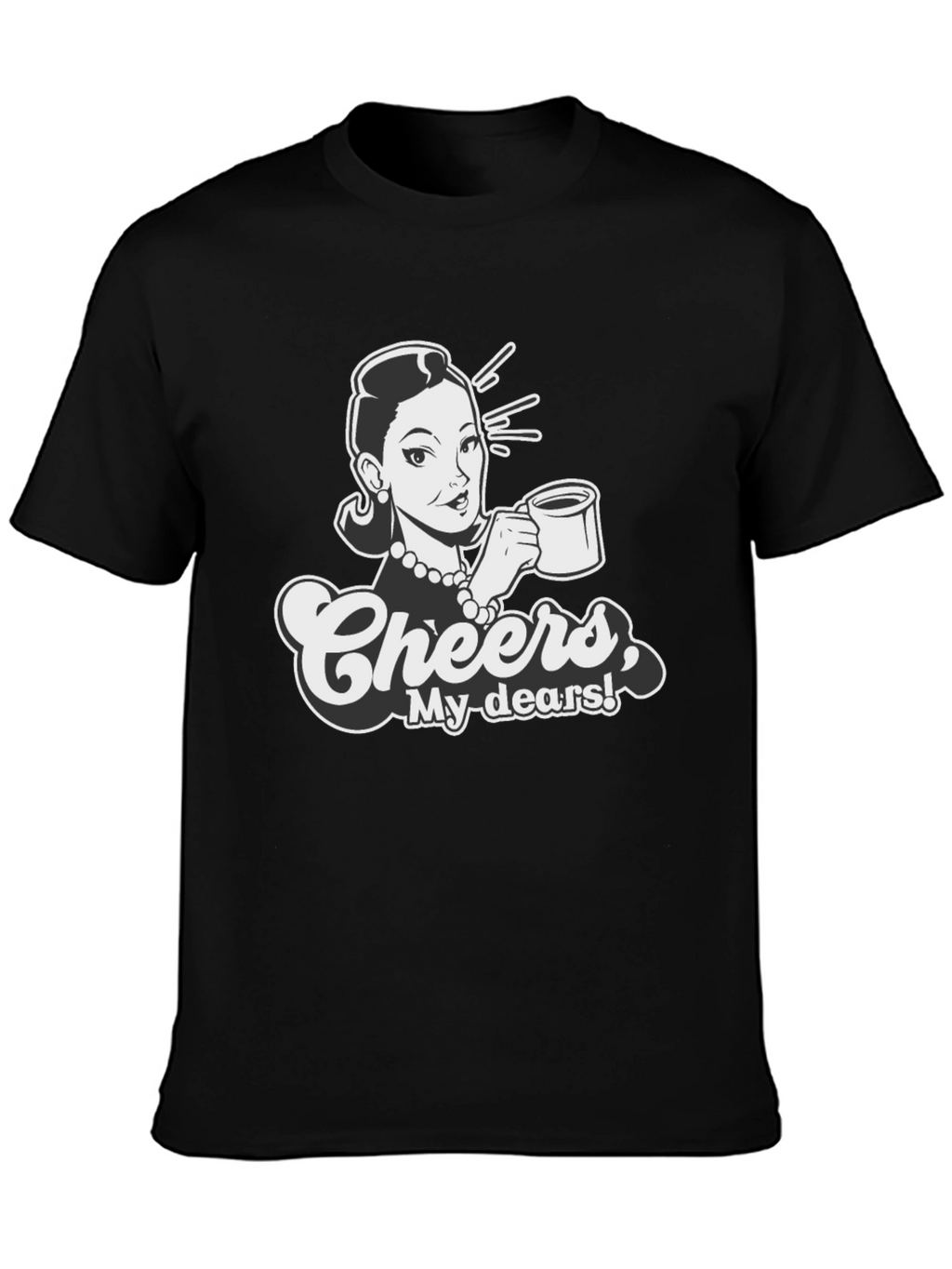 Retro Cheers Graphic Tee - Sassy Style