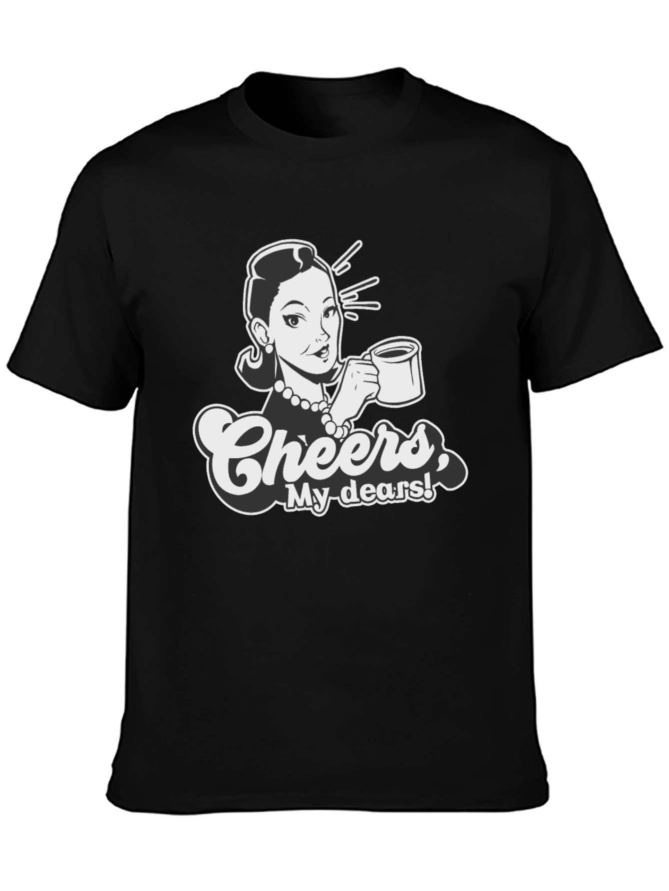 Retro Cheers Graphic Tee - Sassy Style