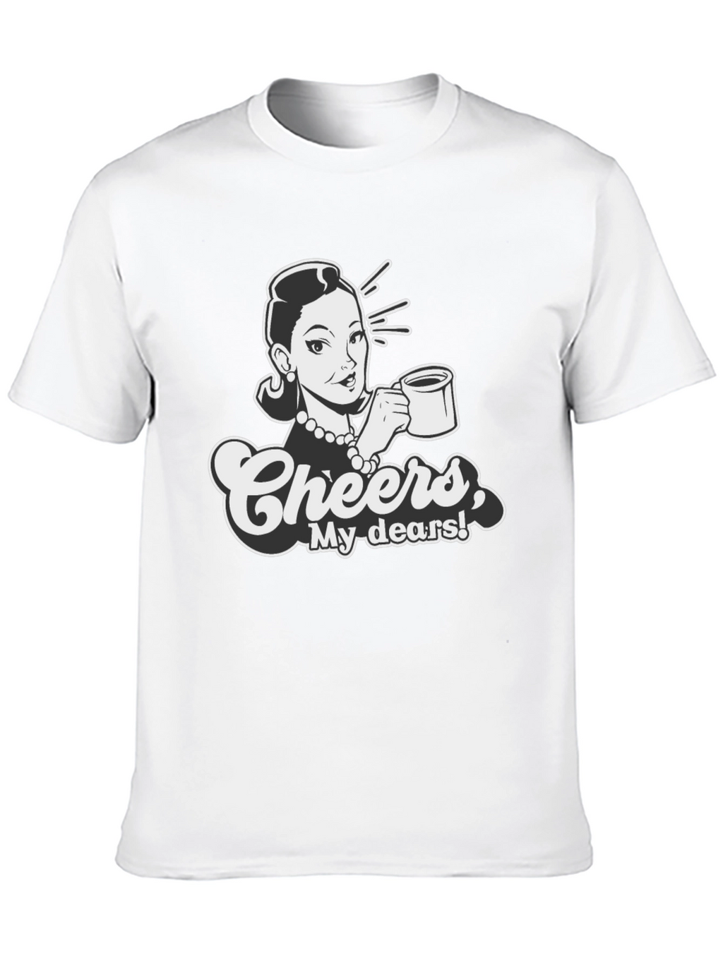 Retro Cheers Graphic Tee - Sassy Style