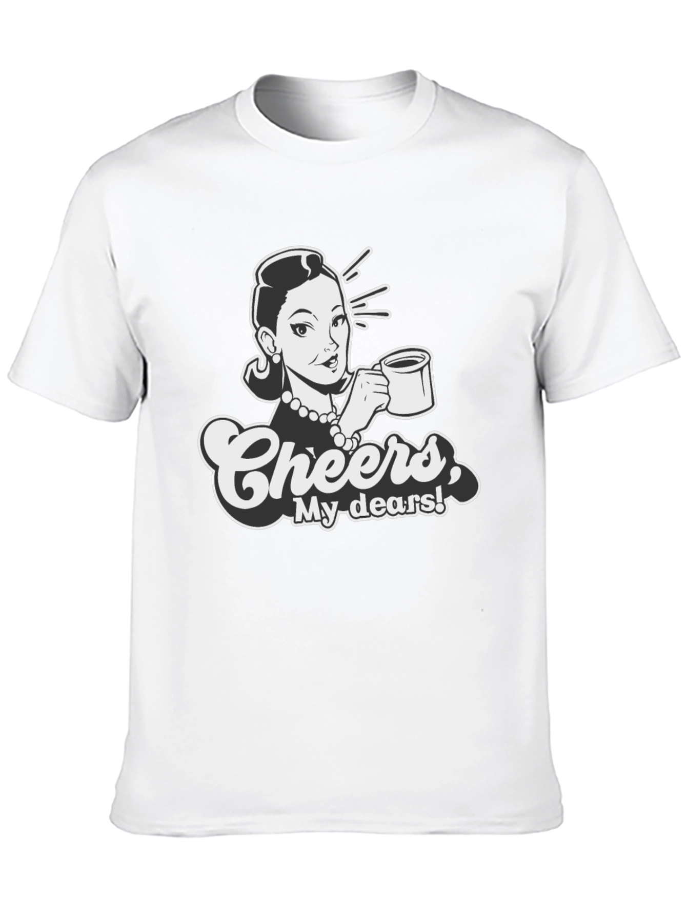 Retro Cheers Graphic Tee - Sassy Style