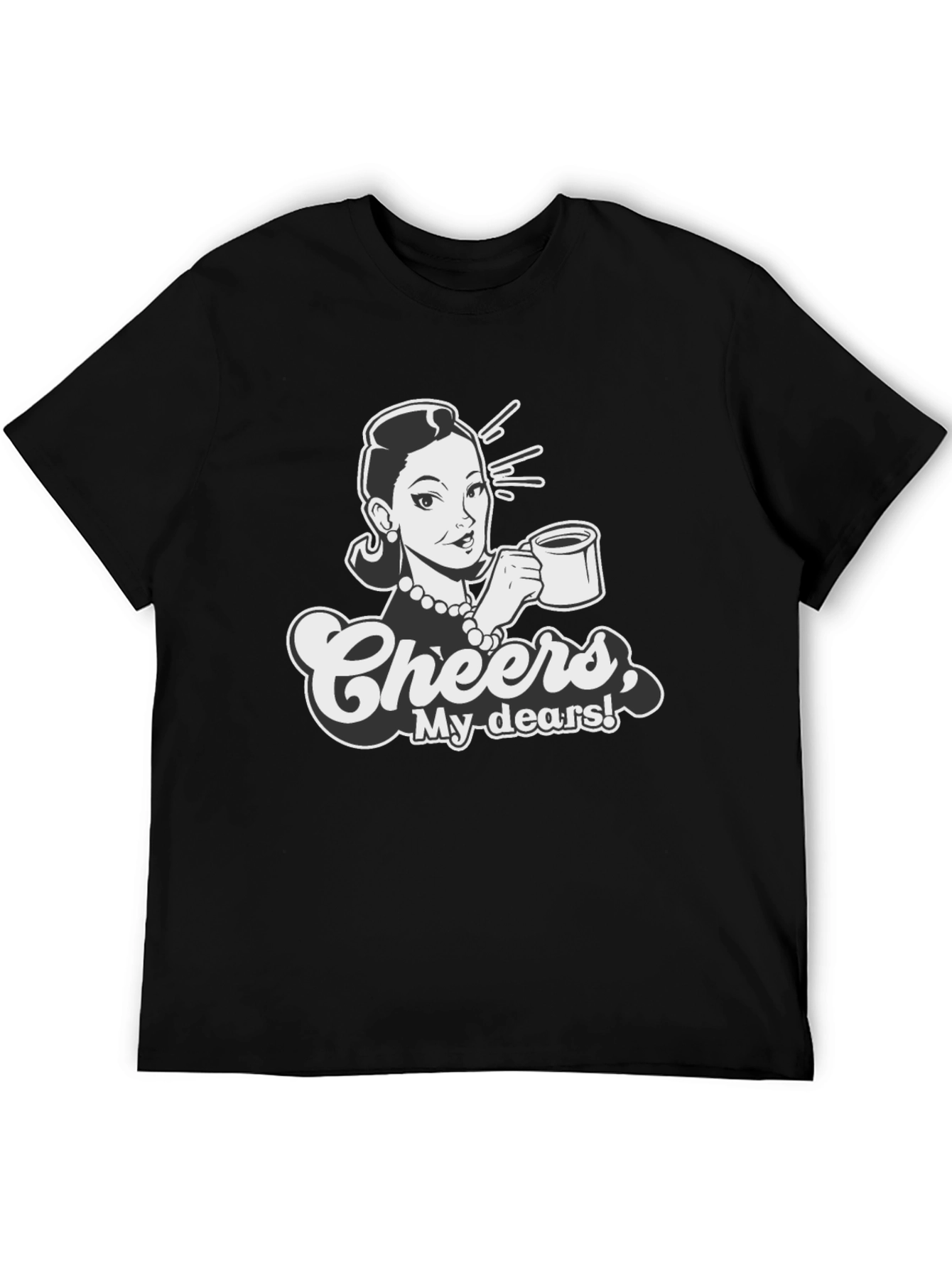 Retro Cheers Graphic Tee - Sassy Style