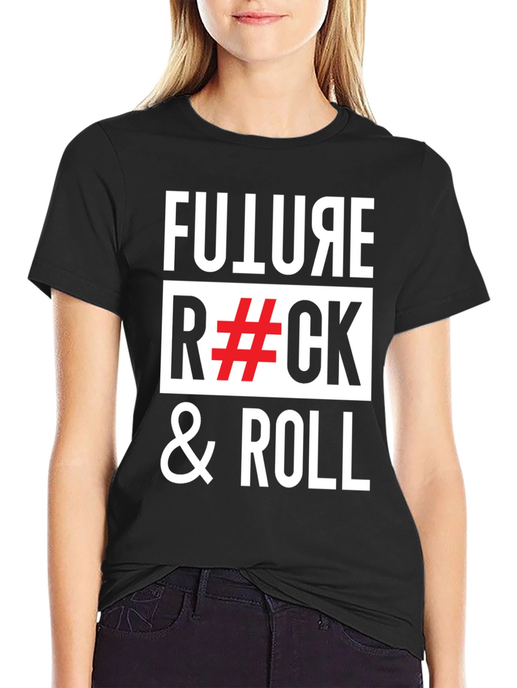 Future Rock & Roll Graphic Tee - Black
