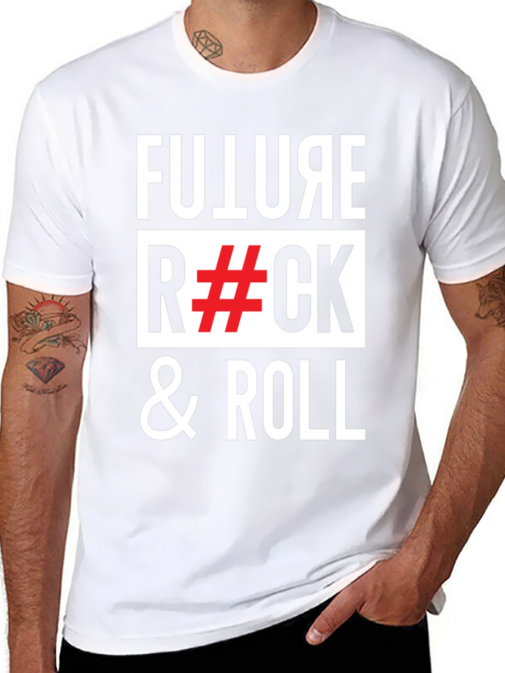Future Rock & Roll Graphic Tee - Black
