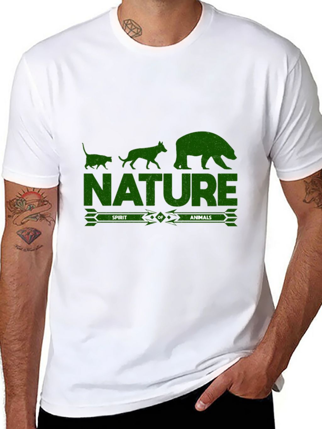 Nature Spirit Animals Graphic T-Shirt - Unisex