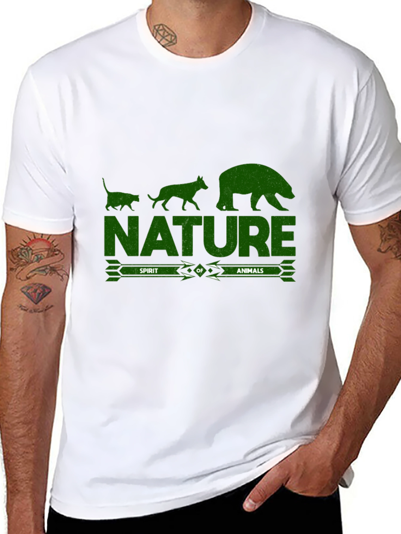 Nature Spirit Animals Graphic T-Shirt - Unisex
