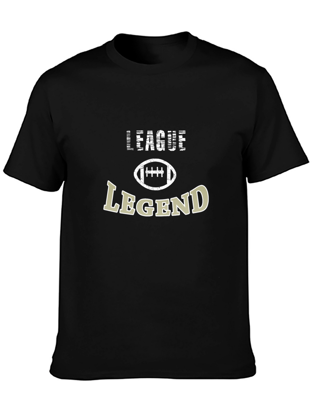League Legend Football Graphic Tee - Black